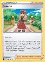 Serena  164/195 Reverse Holo Silver Tempest, Hobby en Vrije tijd, Verzamelkaartspellen | Pokémon, Losse kaart, Nieuw, Foil, Ophalen of Verzenden