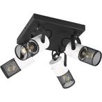 LED Plafondspot - Trion Josh - E14 Fitting - 4-lichts - Rond, Ophalen of Verzenden, Nieuw, Plafondspot of Wandspot, Led