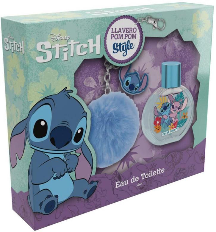 Corsair Giftset Disney Stitch Eau de Toilette 50ml & Pom-pom, Sieraden, Tassen en Uiterlijk, Uiterlijk | Parfum, Nieuw, Verzenden