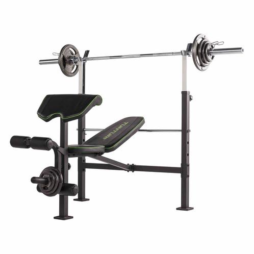 Tunturi WB60 Weight Bench, Sport en Fitness, Fitnessapparatuur, Nieuw, Metaal, Verzenden