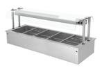 GGM Gastro | Bain-marie inbouw - 1,8m - 5x GN 1/1 - met |, Zakelijke goederen, Horeca | Meubilair en Inrichting, Verzenden, Nieuw in verpakking