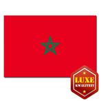 Luxe Marokkaanse vlag 100x150 - Marokko versiering, Hobby en Vrije tijd, Ophalen of Verzenden, Nieuw