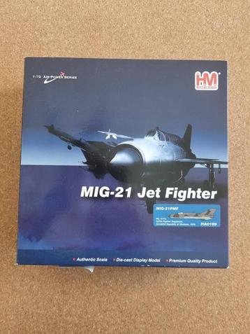 HobbyMaster HA0109 MiG-21PFM Fishbed-D (Diecast) beschikbaar voor biedingen