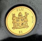 Fiji. 1 Dollar , Mozart 1791 , Oro (Zonder Minimumprijs), Postzegels en Munten