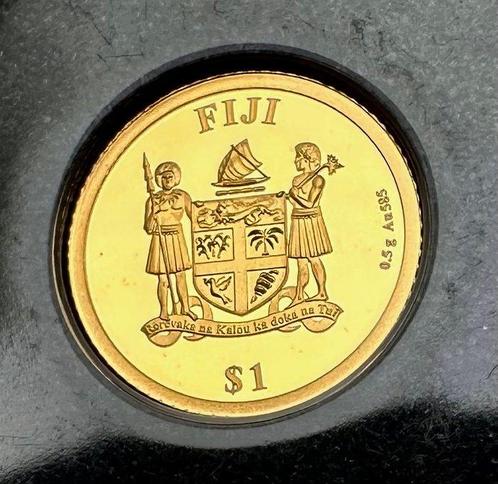 Fiji. 1 Dollar , Mozart 1791 , Oro (Zonder Minimumprijs), Postzegels en Munten, Munten | Europa | Niet-Euromunten