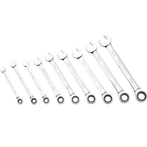 Smoos Ringratelsleutelset 9-delig - Smoos, Doe-het-zelf en Verbouw, Gereedschap | Handgereedschap, Nieuw, Ophalen of Verzenden
