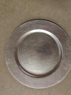 Onderbord Silver 33 cm.  bloemschikken en decoratie, Ophalen of Verzenden, Nieuw