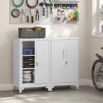 Metalen Opbergkast met 2 Deuren en Slot – 60x40x90 cm, Verzenden, Nieuw in verpakking