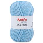 Katia Bambi - 303 lichtblauw - Chenille Garen, Ophalen of Verzenden, Nieuw