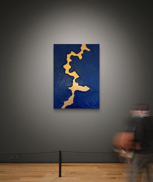 LeeJaimy - Echo van Indigo, Antiek en Kunst, Kunst | Schilderijen | Modern