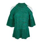 By Malene Birger • groene trui open schouders • XS, Kleding | Dames, Tops, Nieuw, Groen, Maat 34 (XS) of kleiner, By Malene Birger