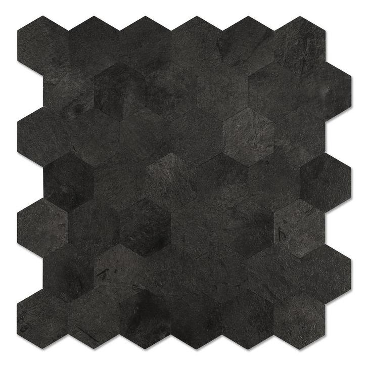 Zelfklevende Mozaïek Tegel - Afimera Antraciet Leisteen, Huis en Inrichting, Woonaccessoires | Wanddecoraties, Nieuw, Ophalen of Verzenden
