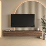 Madera TV-Meubel zwevend walnut 240 cm, Ophalen of Verzenden, Nieuw