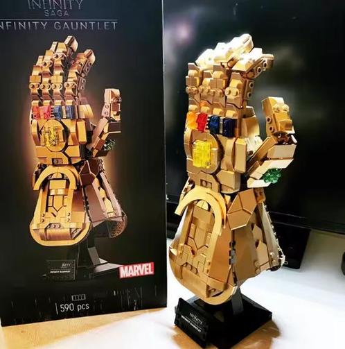 590pcs Thanos handschoen avengers 590 stukken niet origineel, Kinderen en Baby's, Speelgoed | Overig, Verzenden