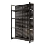 Magazijnstelling grijs antraciet - 120 x 46 x 200 cm met, Doe-het-zelf en Verbouw, Werkbanken, Ophalen of Verzenden, Nieuw