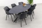 Hartman Sophie/Privada 240x107 - Ovale tuinset - 7-delig, Tuin en Terras, Verzenden, Nieuw, Kunststof, Tuinset