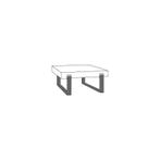 Hoektafel HT2-UM Udenhout - hoektafels, Huis en Inrichting, Tafels | Bijzettafels, Nieuw, Overige materialen