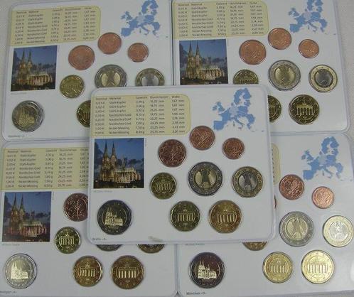 Duitsland. Year Set (BU) 2011 A,D,F,G,J (incl. 5 x 2 Euro, Postzegels en Munten, Munten | Europa | Euromunten