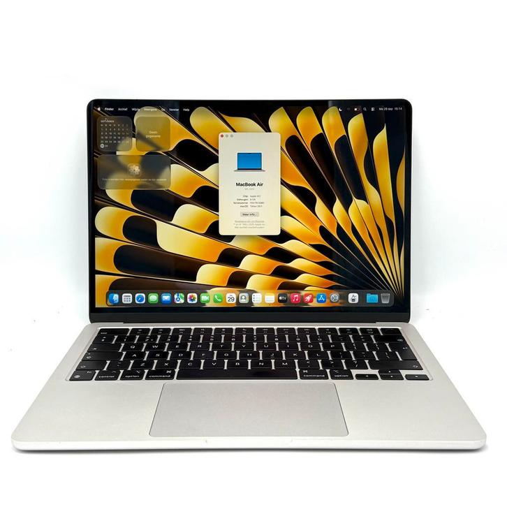MacBook Air M2 512GB zilver /krasvrij /99% batt /garantie, Computers en Software, Apple Macbooks, 2 tot 3 Ghz, 13 inch, 512 GB