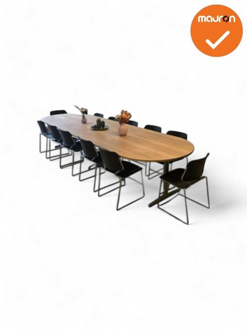 Ahrend vergadertafel - 400x120cm - Ovaal - bladkleur naar ke, Zakelijke goederen, Kantoor en Winkelinrichting | Kantoormeubilair en Inrichting