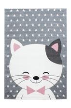 Kindervloerkleed | Kids Leuke Kat | Roze | 80x150 cm, Huis en Inrichting, Stoffering | Tapijten en Kleden, Verzenden, Nieuw
