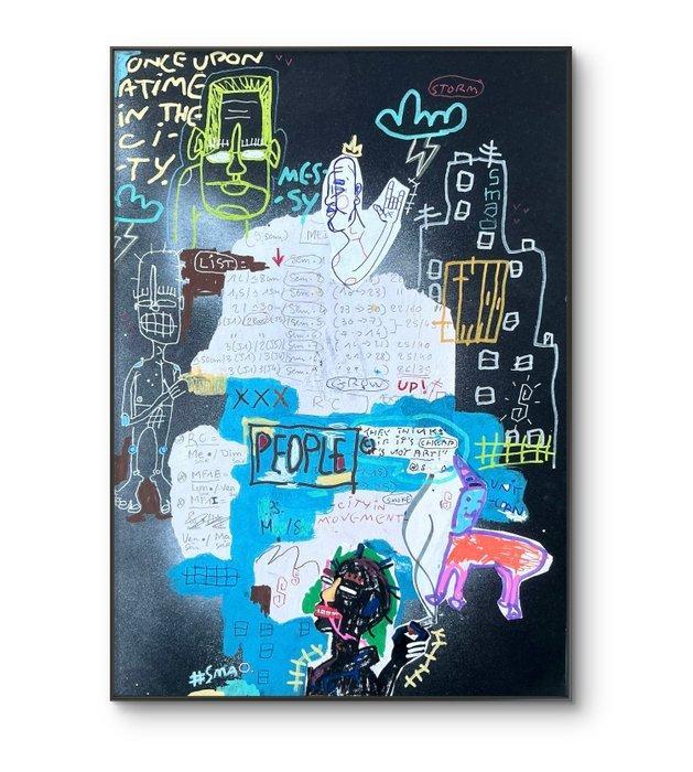 SMAO - People©, Antiek en Kunst, Kunst | Schilderijen | Modern