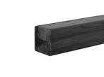 Schuttingpaal grenen hout zwart 8,8 x 8,8 x 270 cm, Tuin en Terras, Verzenden, Nieuw, Minder dan 3 meter, 1 tot 2 meter