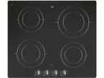 Etna - Inductie Kookplaat - Zwart, Verzenden, Nieuw, Inductie, 4 kookzones