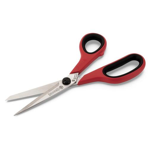 Mundial Huishoudschaar met Microvertanding - 22 cm - Rood..., Huis en Inrichting, Keuken | Keukenbenodigdheden, Nieuw, Ophalen of Verzenden