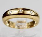 Ring - 18 karaat Geel goud -  0.04ct. tw. Diamant