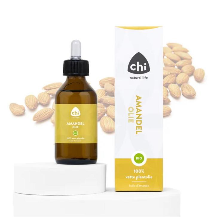 Amandel Plant Olie Biologisch - Chi Natural Life 100 ml, Sport en Fitness, Gezondheidsproducten en Wellness, Ophalen of Verzenden
