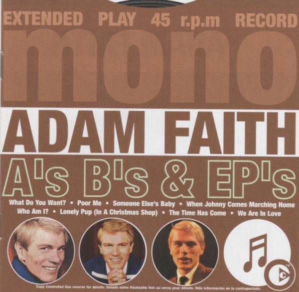 cd - Adam Faith - As Bs &amp; EPs, Cd's en Dvd's, Cd's | Overige Cd's, Zo goed als nieuw, Verzenden
