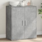 vidaXL Dressoir 60x31x70 cm bewerkt hout betongrijs, Verzenden, Nieuw, 50 tot 100 cm, 25 tot 50 cm