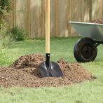 vidaXL Schep Hoofd Zwart 34,5 x 24 cm Gepoedercoat staal, Tuin en Terras, Verzenden, Nieuw