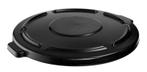 Rubbermaid Brute deksel 75,7 ltr zwart, Verzenden