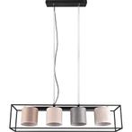 LED Hanglamp - Hangverlichting - Trion Rocky - E27 Fitting -, Ophalen of Verzenden, Nieuw, Metaal