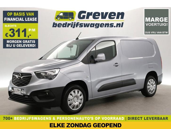 Opel Combo 1.5D L2 131PK | MARGE | Automaat | Airco |, Auto's, Bestelauto's, Te koop, Automaat, Financial lease, Diesel, Zilver of Grijs