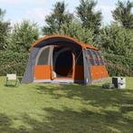 vidaXL Tenten met dak Grijs en oranje 576 x 325 x 213 cm, Caravans en Kamperen, Tenten, Verzenden, Nieuw