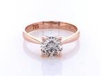 Ring - 14 karaat Roségoud - 1.01ct. tw. Diamant (Natuurlijk, Nieuw