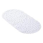 Badmat antislip | Differnz (70 x 35 cm, PVC, Anti-slip, Wit), Verzenden, Nieuw