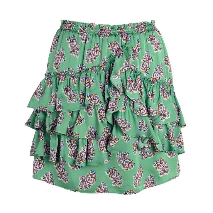 Bernice • groene mini rok • 38 (FR40), Kleding | Dames, Rokken, Groen, Nieuw, Maat 38/40 (M), Verzenden