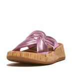 -20% FitFlop  FitFlop F-mode leather-twist flatform slides (, Verzenden, Nieuw, Slippers