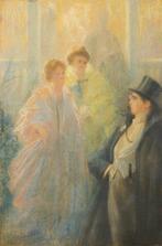 Willy van Riet (1887 - 1928). - Chique gezelschap van rond