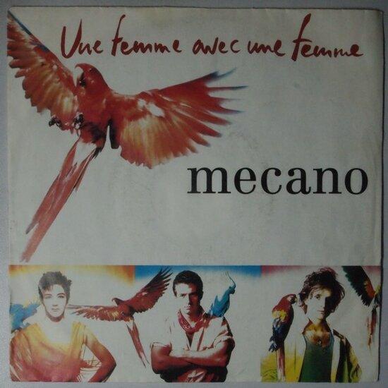 Mecano - Une femme avec une femme - Single, Cd's en Dvd's, Vinyl Singles, Verzenden