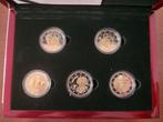 Luxemburg. 2 Euro 2022/2023 (6 coins) Proof (Zonder