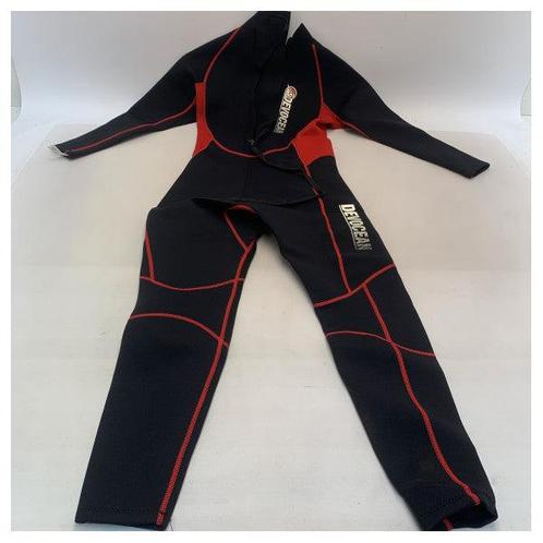Bieden: Devocean 2.5 mm neopreen RED wetsuit long XS - 4630, Watersport en Boten, Watersportkleding, Nieuw, Ophalen of Verzenden