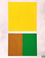 Æ (XX-XXI) - Solar Field (2025) – Oil Pastel on Paper – No