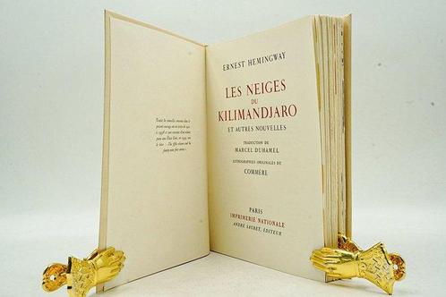 Ernest Hemingway / Commère - Les neiges du Kilimandjaro -, Antiek en Kunst, Antiek | Boeken en Bijbels