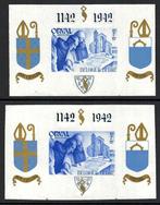 België 1942 - Blokjes Orval , de volledige set Ongenummerd,, Gestempeld