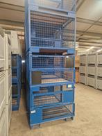 Gitterbox 1240x835x970mm blauw, gebruikt (A-grade), Zakelijke goederen, Ophalen of Verzenden